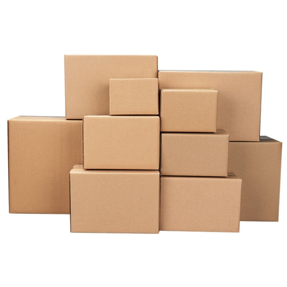 100 Corrugated Paper Boxes 6x4x4"(15.2*10*10cm)Yellow - Cool Brand Designs