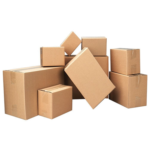 100 Corrugated Paper Boxes 6x4x4"(15.2*10*10cm)Yellow - Cool Brand Designs