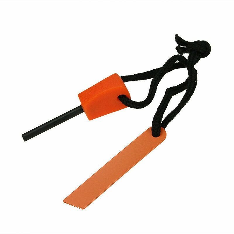 10x Fire Starter Flint Steel Striker Survival Kit Ferro Rod Outdoor Camping Tool - Cool Brand Designs