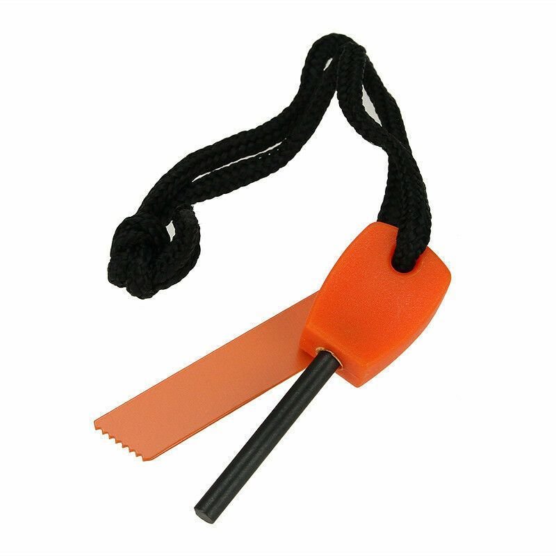 10x Fire Starter Flint Steel Striker Survival Kit Ferro Rod Outdoor Camping Tool - Cool Brand Designs
