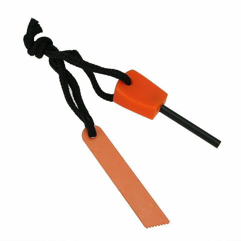 10x Fire Starter Flint Steel Striker Survival Kit Ferro Rod Outdoor Camping Tool - Cool Brand Designs