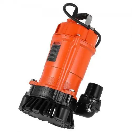 1/2 HP Submersible Trash Pump, 2000 GPH, 120V Cast Iron Submersible Sump Sewage Pump with 2 in Discharge, 39 ft Max Lift, Drain Dirty Clean Water, for Pools, Garden, Pond, Basement, Flooded Area - Cool Brand Designs