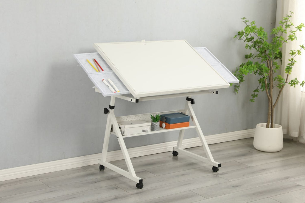 1500 pieces Jigsaw Puzzle metal Table board for adults gift with 4 trays(white) - Cool Brand Designs
