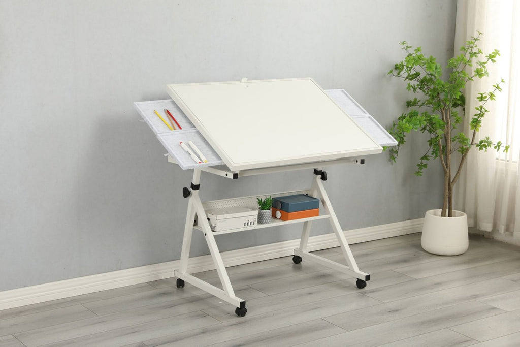 1500 pieces Jigsaw Puzzle metal Table board for adults gift with 4 trays(white) - Cool Brand Designs