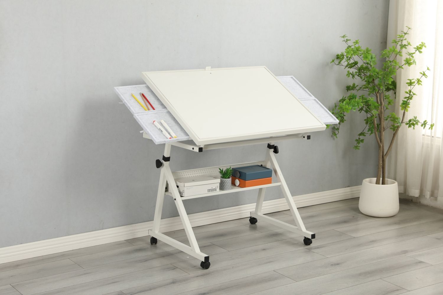 1500 pieces Jigsaw Puzzle metal Table board for adults gift with 4 trays(white) - Cool Brand Designs