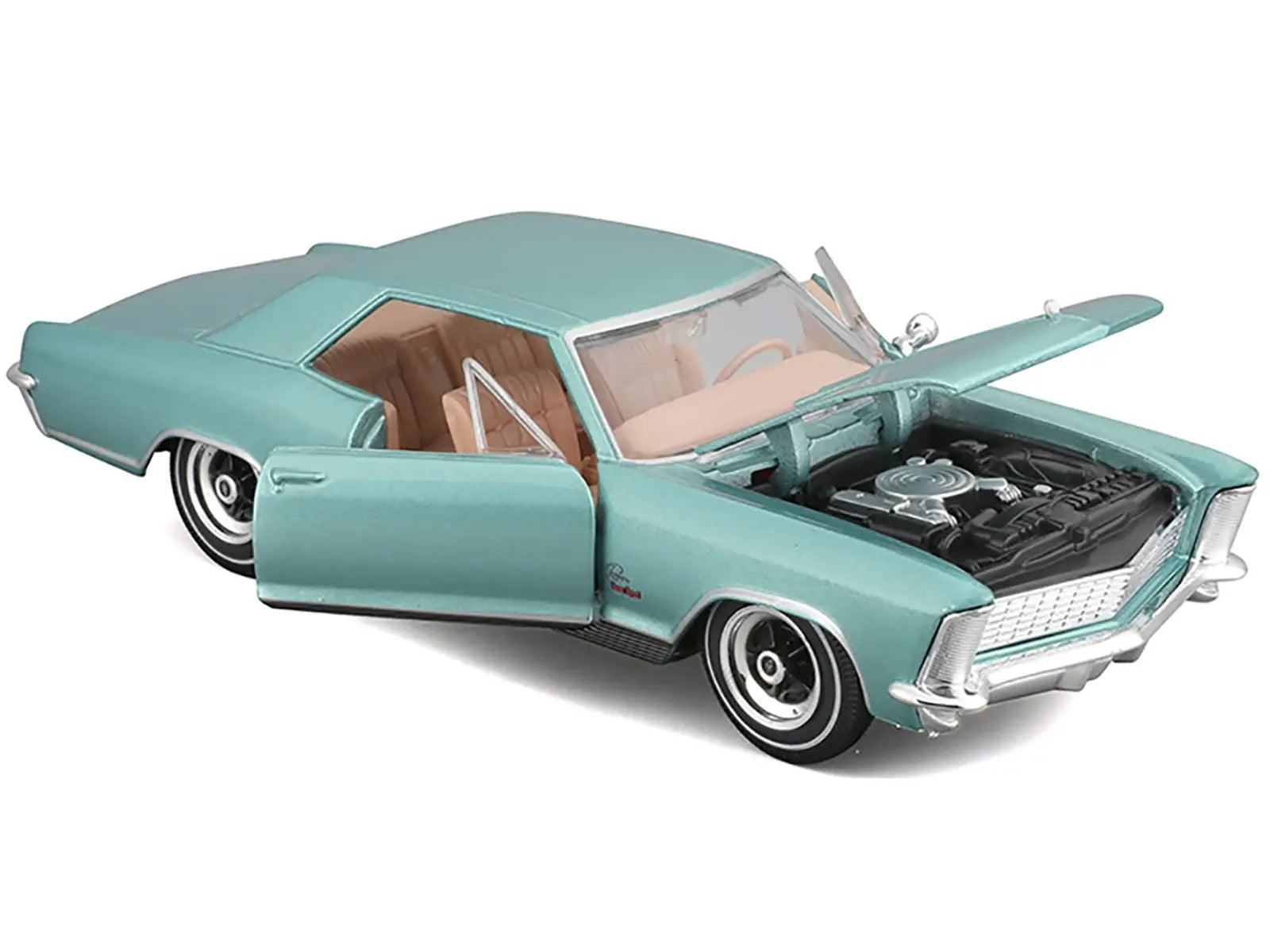 1965 Buick Riviera Gran Sport Light Blue Metallic "Special Edition" Series 1/26 Diecast Model Car by Maisto - Cool Brand Designs