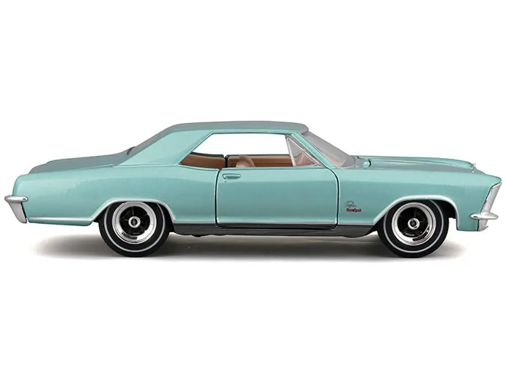 1965 Buick Riviera Gran Sport Light Blue Metallic "Special Edition" Series 1/26 Diecast Model Car by Maisto - Cool Brand Designs