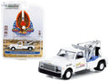 1969 Chevrolet C - 30 Dually Wrecker Tow Truck White "Jerry's Towing" "Fall Guy Stuntman Association" Hollywood Special Edition 1/64 Diecast Model Car by Greenlight - Cool Brand Designs