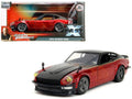 1972 Datsun 240Z Black and Red Metallic with Graphics "Fast X" (2023) Movie "Fast & Furious" Series 1/24 Diecast Model Car by Jada - Cool Brand Designs