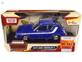 1974 AMC Gremlin X Blue with White Stripes and Roof Rack "Forgotten Classics" Series 1/24 Diecast Model Car by Motormax - Cool Brand Designs