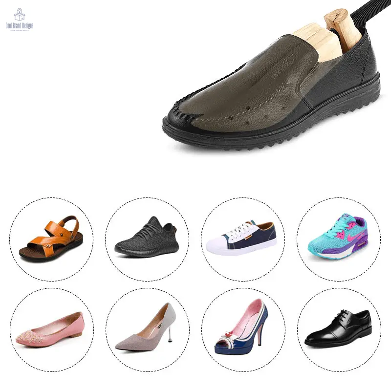 2-Way Wooden Adjustable Shoe Stretcher Expander Men Women Boot Size US 5-13 - Cool Brand Designs