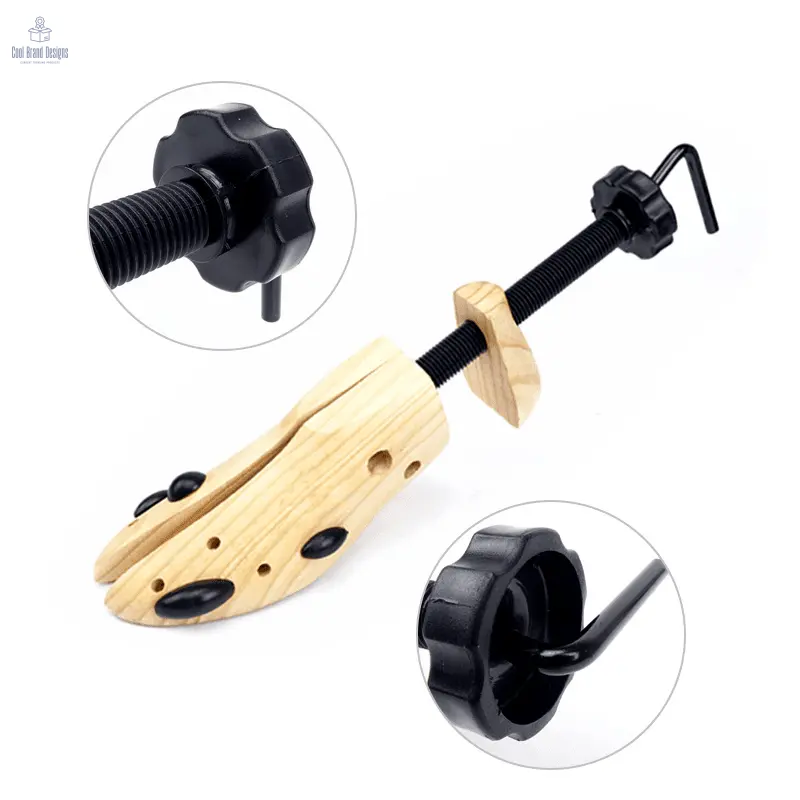 2-Way Wooden Adjustable Shoe Stretcher Expander Men Women Boot Size US 5-13 - Cool Brand Designs