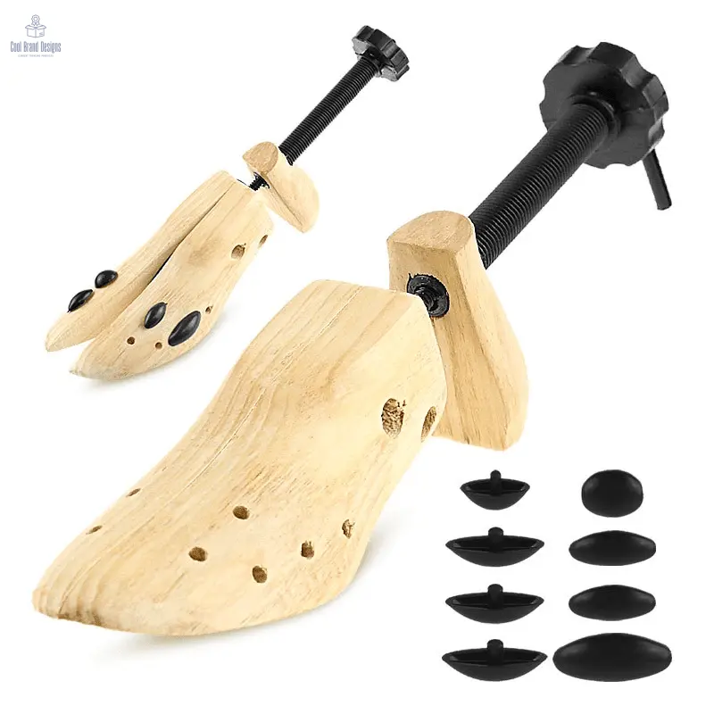 2-Way Wooden Adjustable Shoe Stretcher Expander Men Women Boot Size US 5-13 - Cool Brand Designs