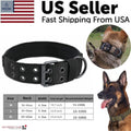 2" Wide Tactical Heavy Duty Nylon Large Dog Collar K9 Military With Metal Buckle - Cool Brand Designs