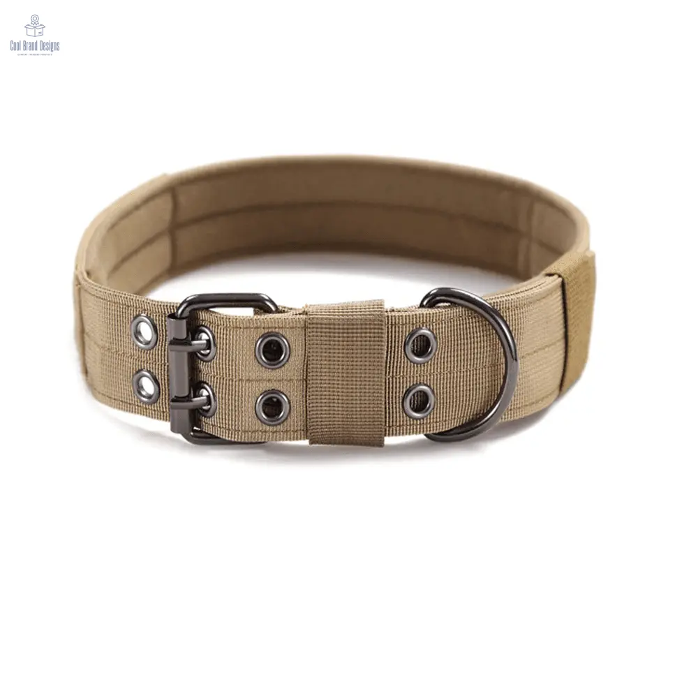 2" Wide Tactical Heavy Duty Nylon Large Dog Collar K9 Military With Metal Buckle - Cool Brand Designs
