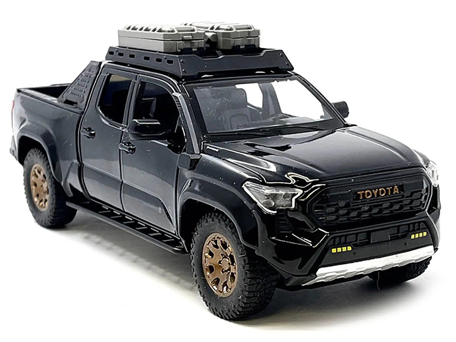 2024 Toyota Tacoma Trailhunter Edition Pickup Truck Black 1/24 Diecast Model Car Other