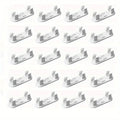 20pcs Clear Cable Management Clips -Adhesive Cable Organizers for TV, PC, Ethernet, Under Desk & Wall - Home & Office Organization - Cool Brand Designs