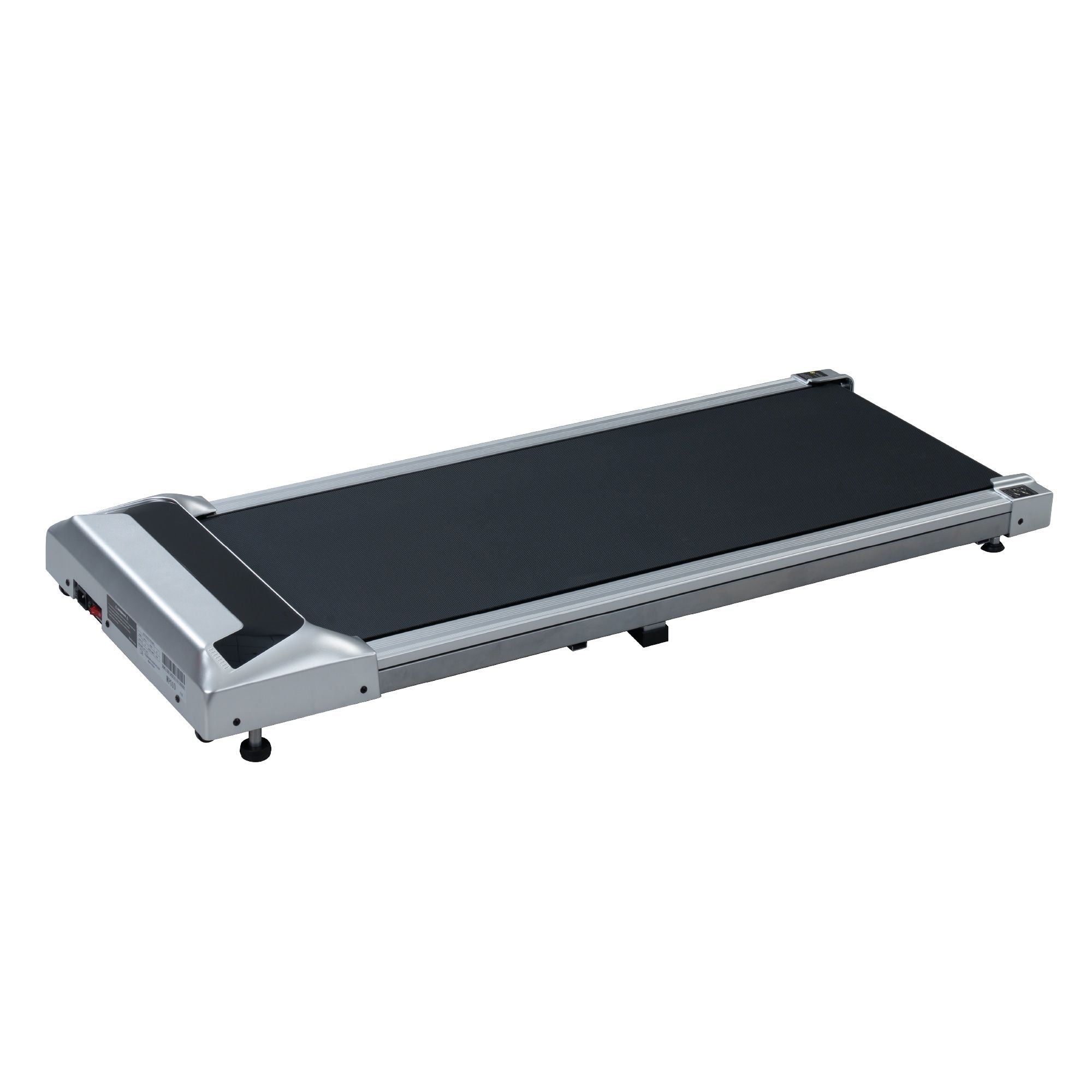 2.5HP Under Desk Treadmill, Portable Walking Pad for Home & Office, Compact Running & Walking Machine with Remote Control, LED Display, Silver - Cool Brand Designs
