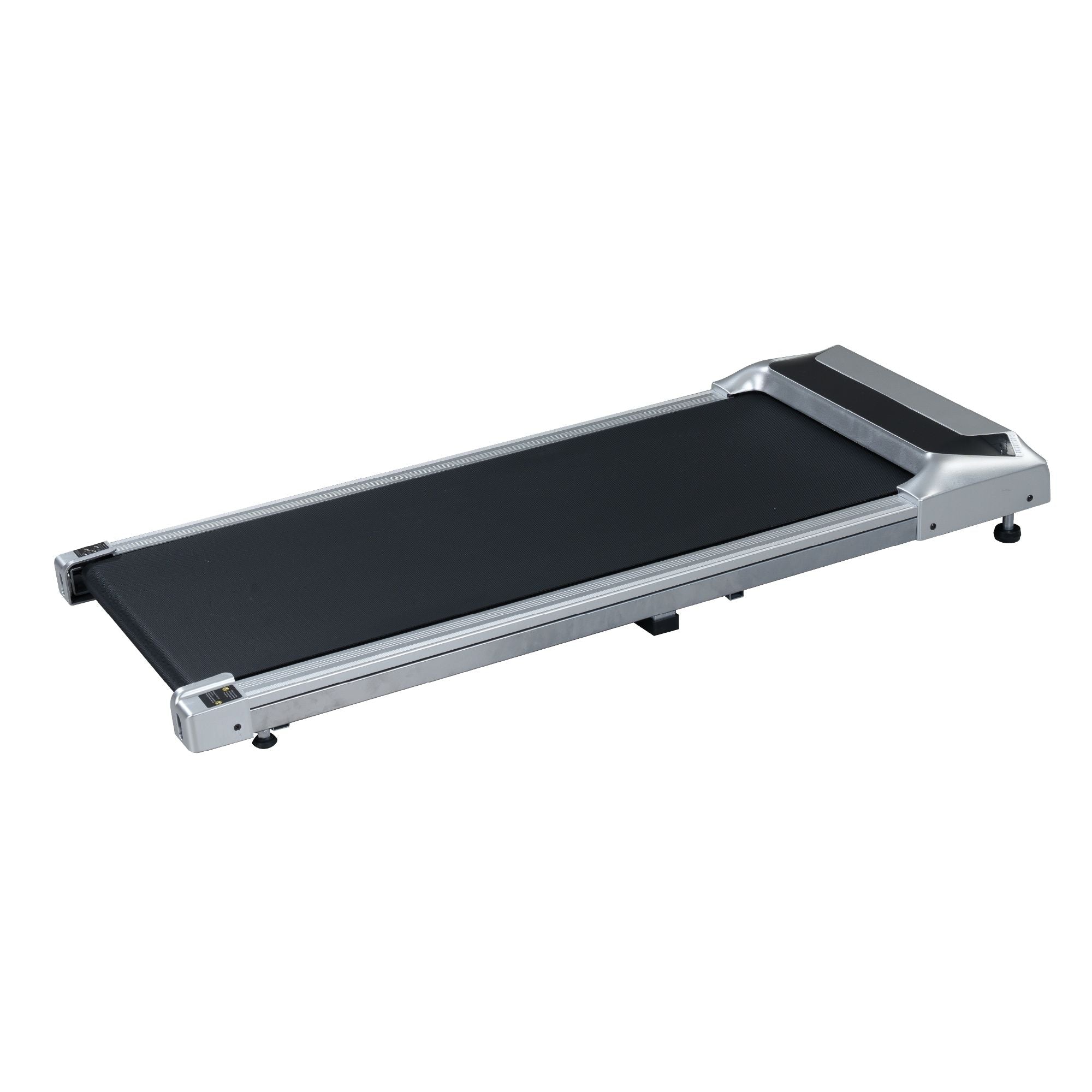 2.5HP Under Desk Treadmill, Portable Walking Pad for Home & Office, Compact Running & Walking Machine with Remote Control, LED Display, Silver - Cool Brand Designs