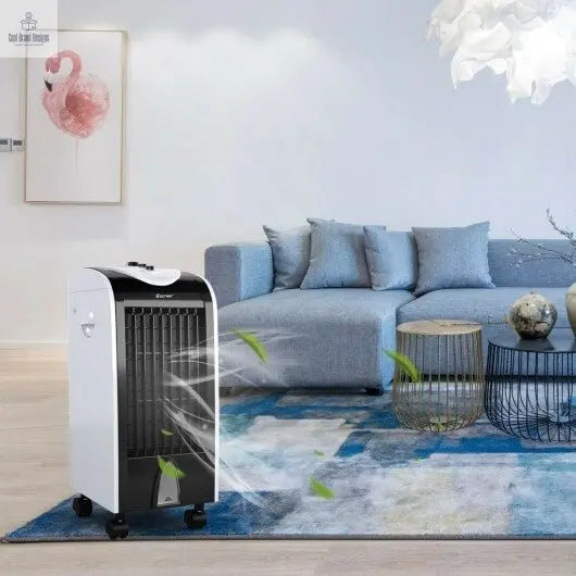 3 - in - 1 Portable Evaporative Air Cooler with Filter Knob for Indoor - Cool Brand Designs