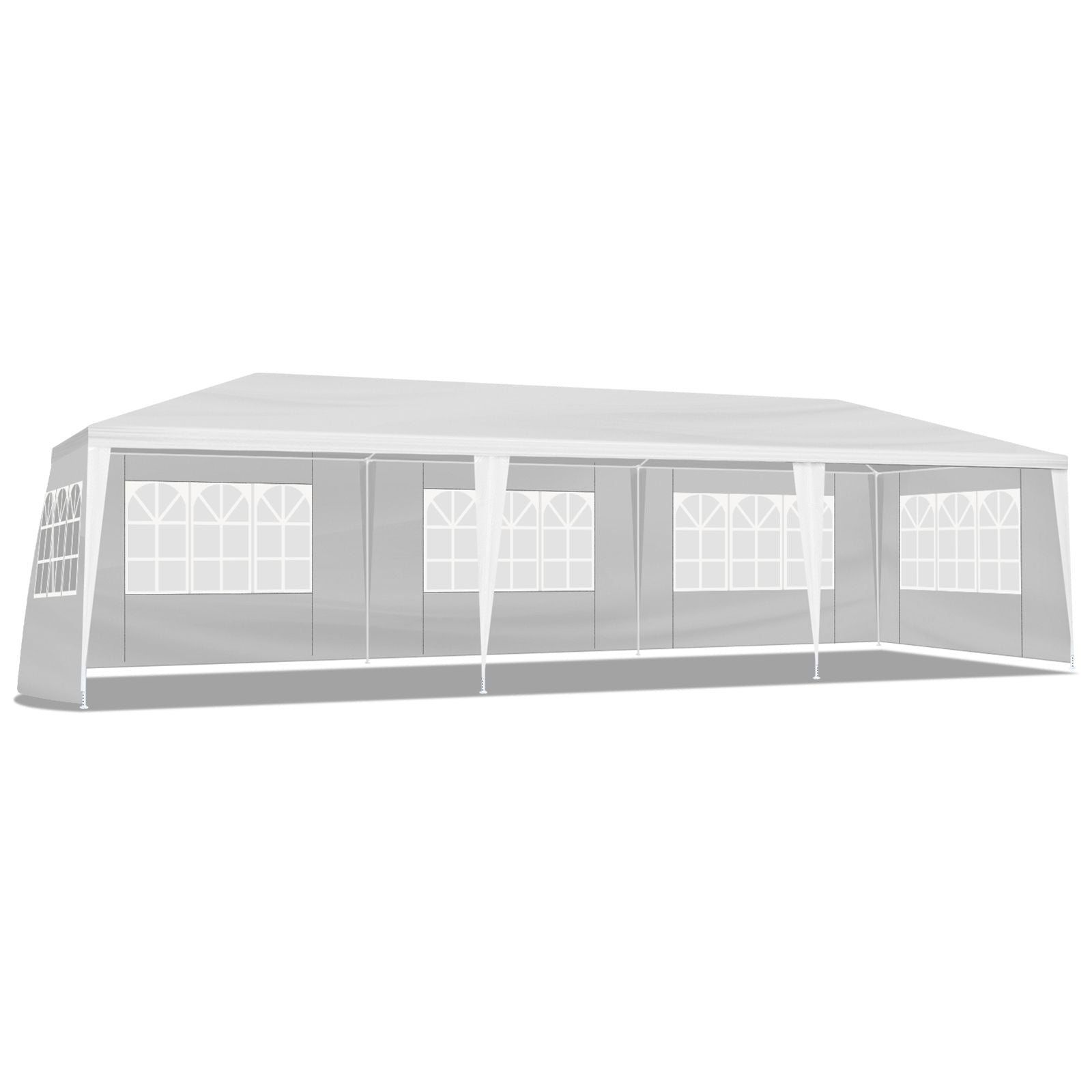 3*9m 5-Sided Iron PE Cloth Spiral Pipe Pergola - Cool Brand Designs