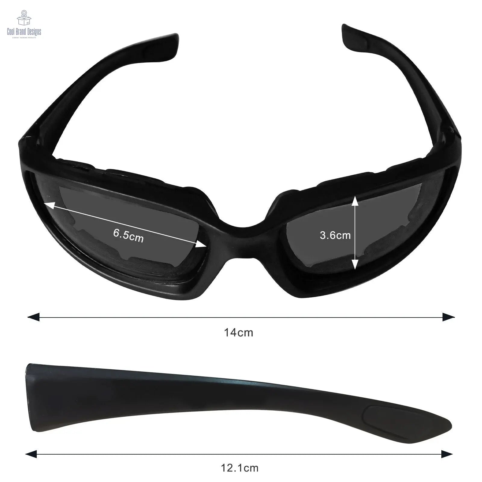 3Pair Motorcycle Riding Glasses Wind Resistant Bike Goggles UV Protection Resistant Padded Comfortable Outdoor Sport Goggles - Cool Brand Designs