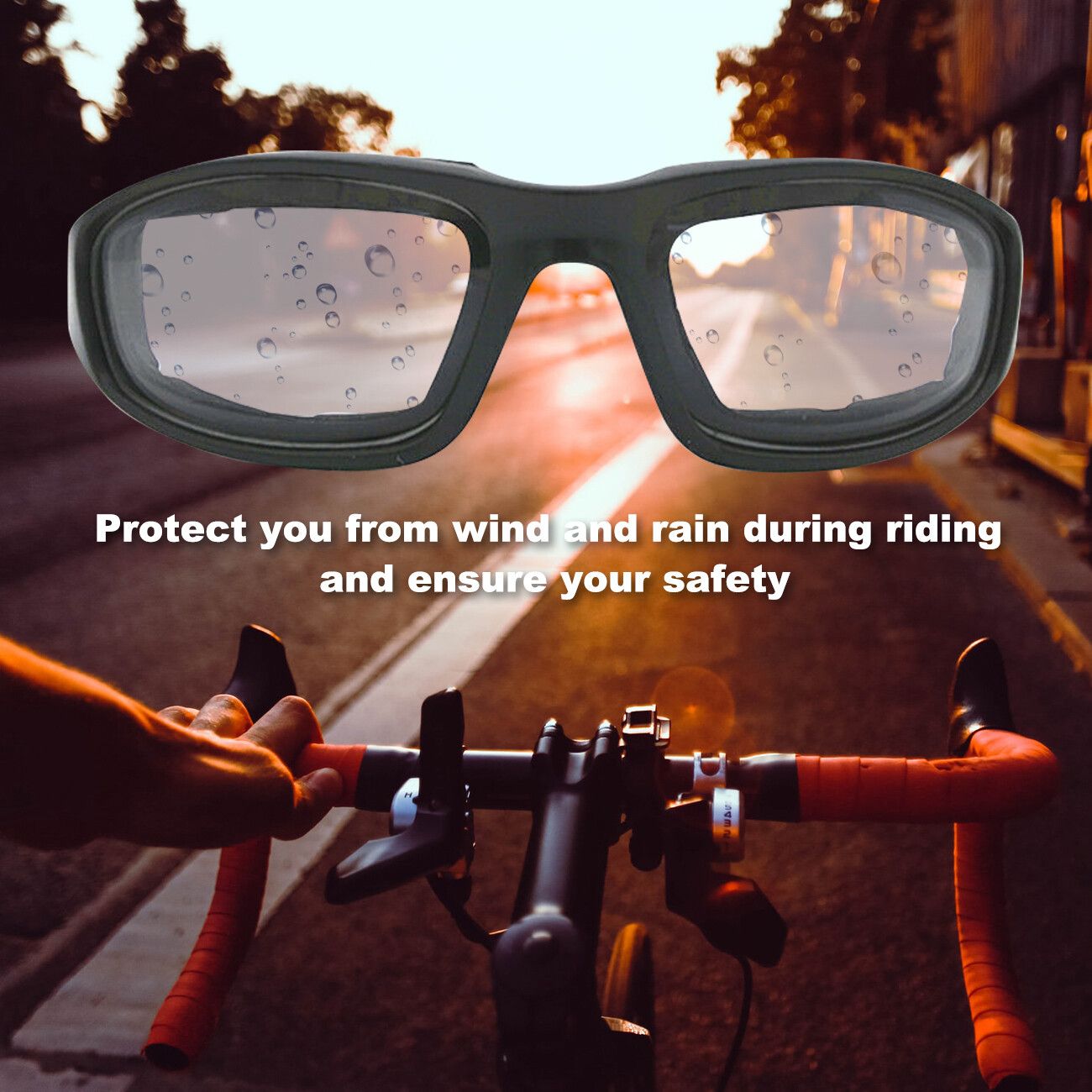 3Pair Motorcycle Riding Glasses Wind Resistant Bike Goggles UV Protection Resistant Padded Comfortable Outdoor Sport Goggles - Cool Brand Designs
