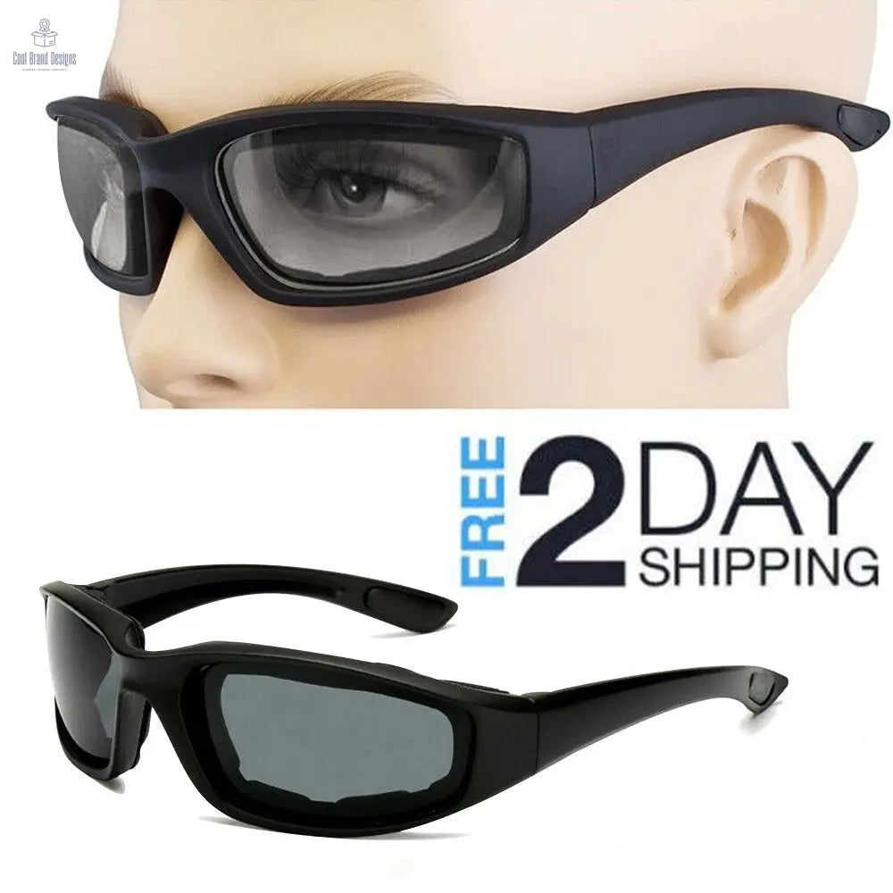 3Pair Motorcycle Riding Glasses Wind Resistant Bike Goggles UV Protection Resistant Padded Comfortable Outdoor Sport Goggles - Cool Brand Designs