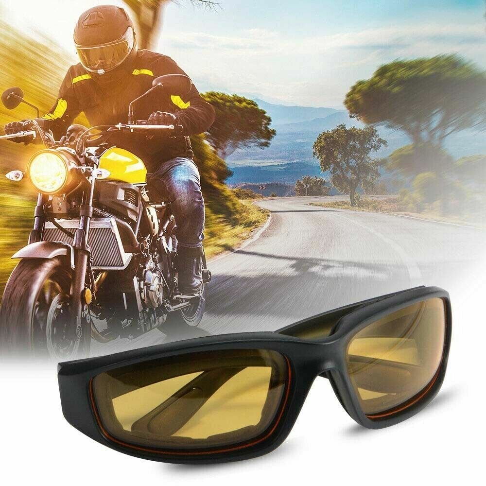 3Pair Motorcycle Riding Glasses Wind Resistant Bike Goggles UV Protection Resistant Padded Comfortable Outdoor Sport Goggles - Cool Brand Designs