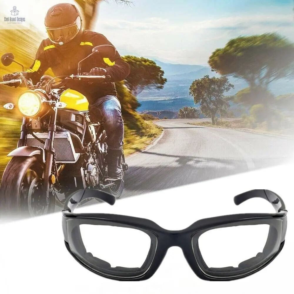 3Pair Motorcycle Riding Glasses Wind Resistant Bike Goggles UV Protection Resistant Padded Comfortable Outdoor Sport Goggles - Cool Brand Designs