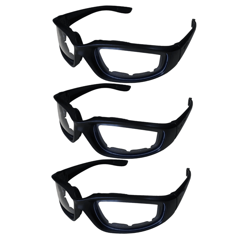 3Pair Motorcycle Riding Glasses Wind Resistant Bike Goggles UV Protection Resistant Padded Comfortable Outdoor Sport Goggles - Cool Brand Designs
