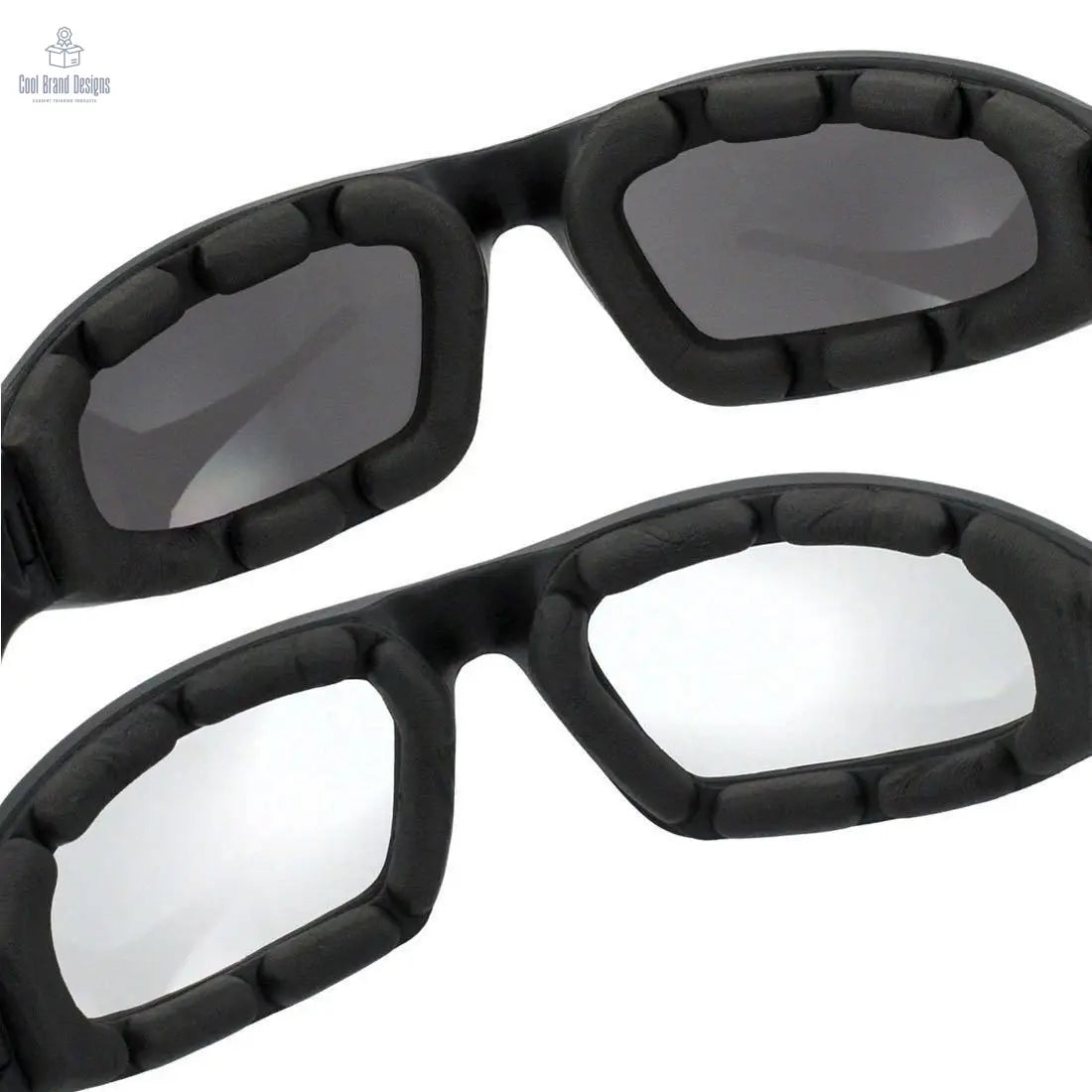 3Pair Motorcycle Riding Glasses Wind Resistant Bike Goggles UV Protection Resistant Padded Comfortable Outdoor Sport Goggles - Cool Brand Designs