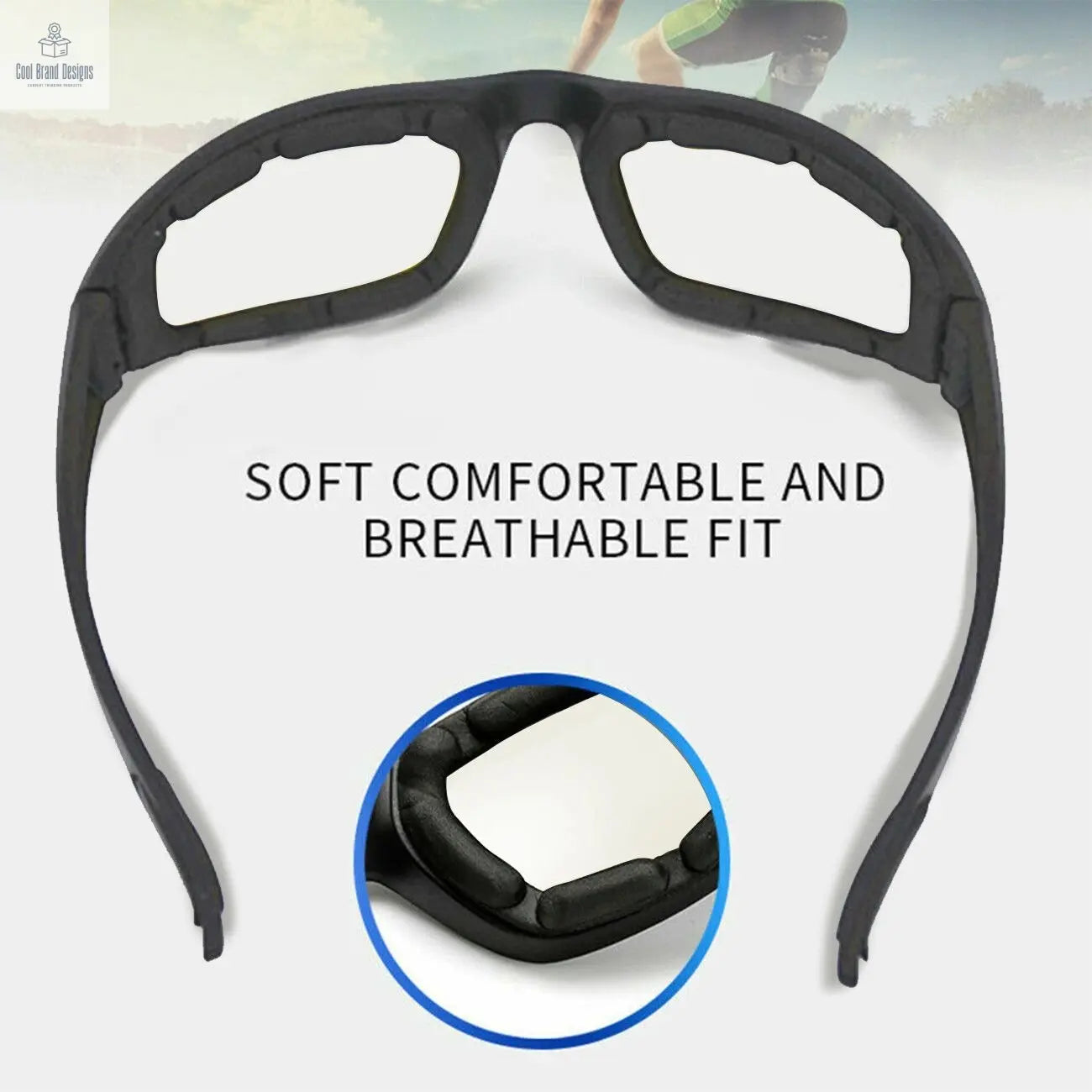 3Pair Motorcycle Riding Glasses Wind Resistant Bike Goggles UV Protection Resistant Padded Comfortable Outdoor Sport Goggles - Cool Brand Designs