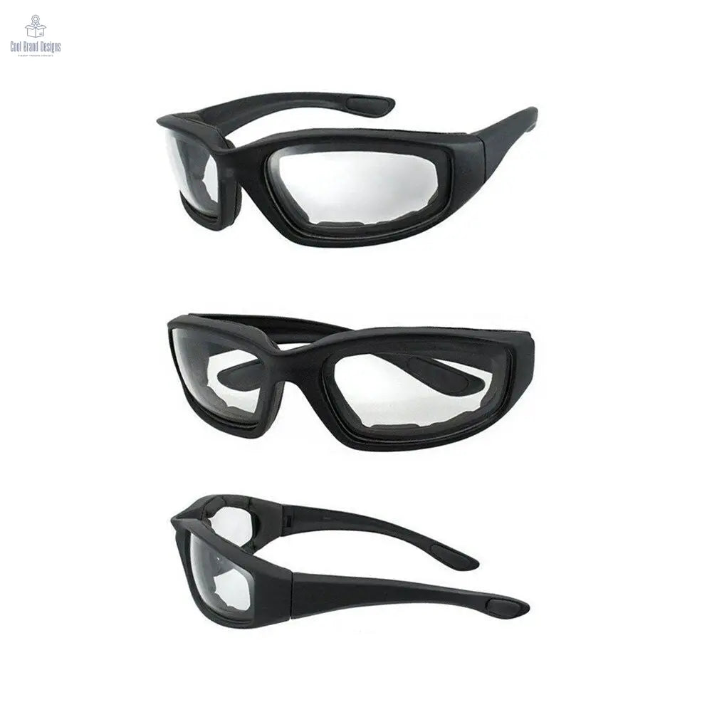 3Pair Motorcycle Riding Glasses Wind Resistant Bike Goggles UV Protection Resistant Padded Comfortable Outdoor Sport Goggles - Cool Brand Designs
