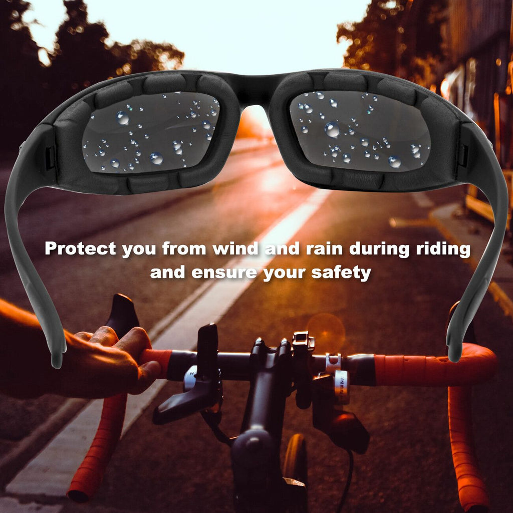 3Pair Motorcycle Riding Glasses Wind Resistant Bike Goggles UV Protection Resistant Padded Comfortable Outdoor Sport Goggles - Cool Brand Designs