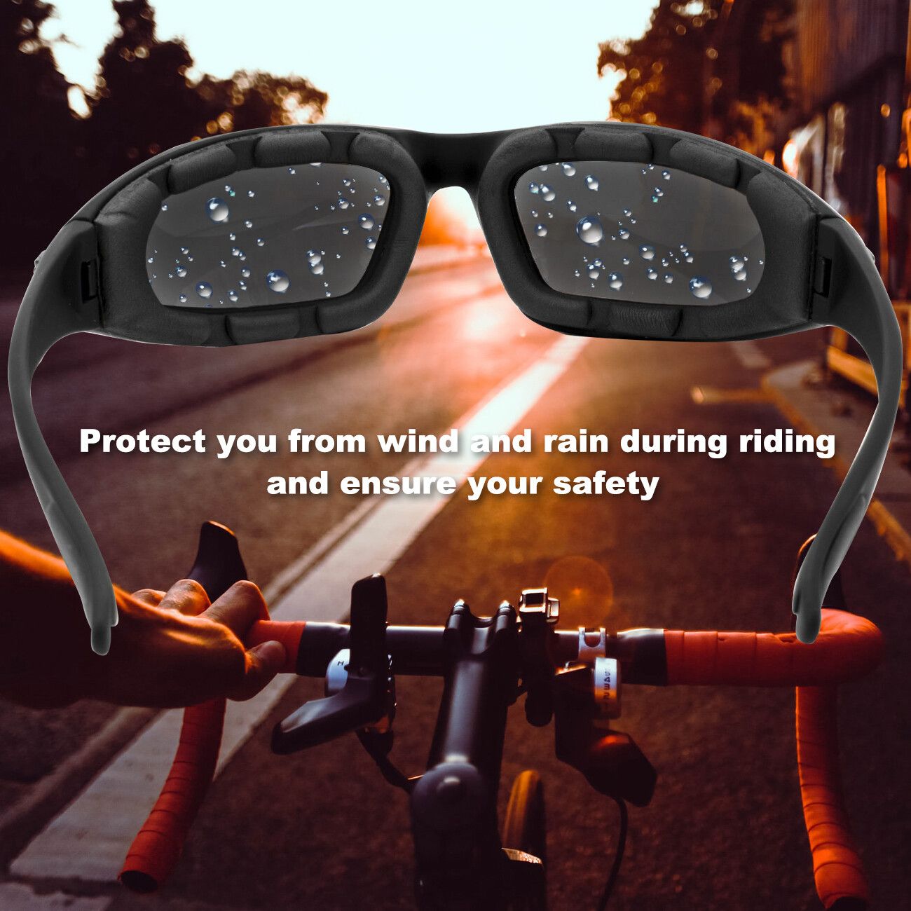3Pair Motorcycle Riding Glasses Wind Resistant Bike Goggles UV Protection Resistant Padded Comfortable Outdoor Sport Goggles - Cool Brand Designs