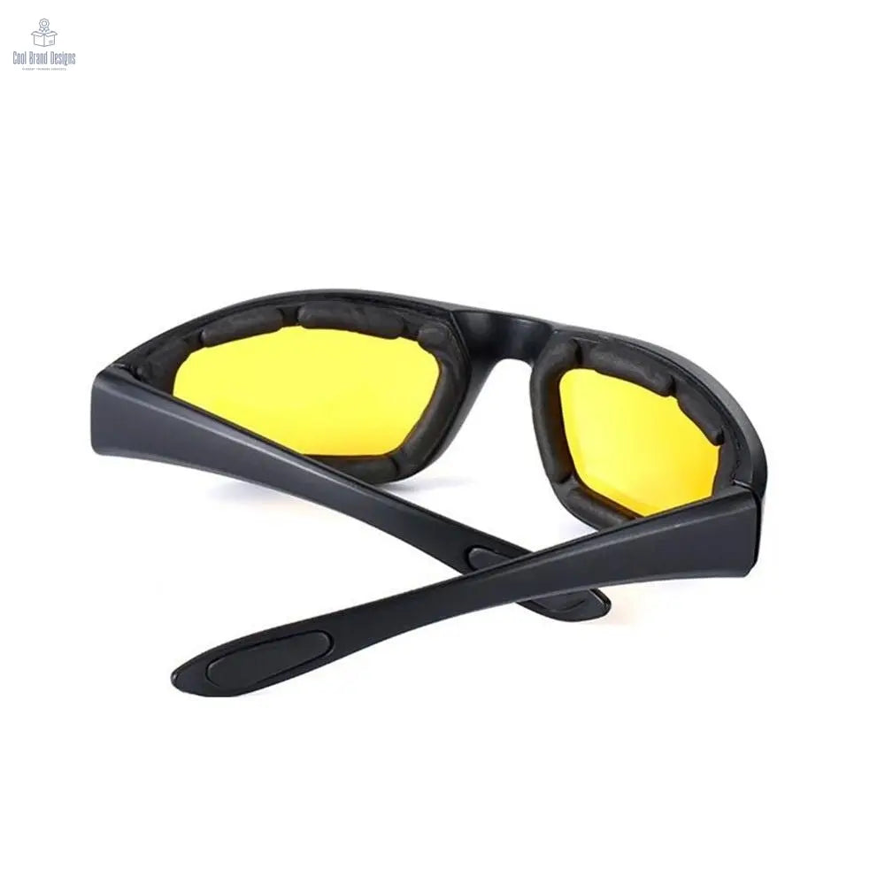 3Pair Motorcycle Riding Glasses Wind Resistant Bike Goggles UV Protection Resistant Padded Comfortable Outdoor Sport Goggles - Cool Brand Designs