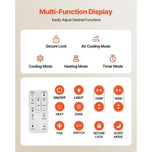 4 - Inch Room to Room Fan, 2 - in - 1 300 CFM Through Wall Fan with Remote Control & Temperature Control, 10 - Speed Ventilation Quiet Vent for Kitchen, Living & Laundry Room, Workshop - Cool Brand Designs