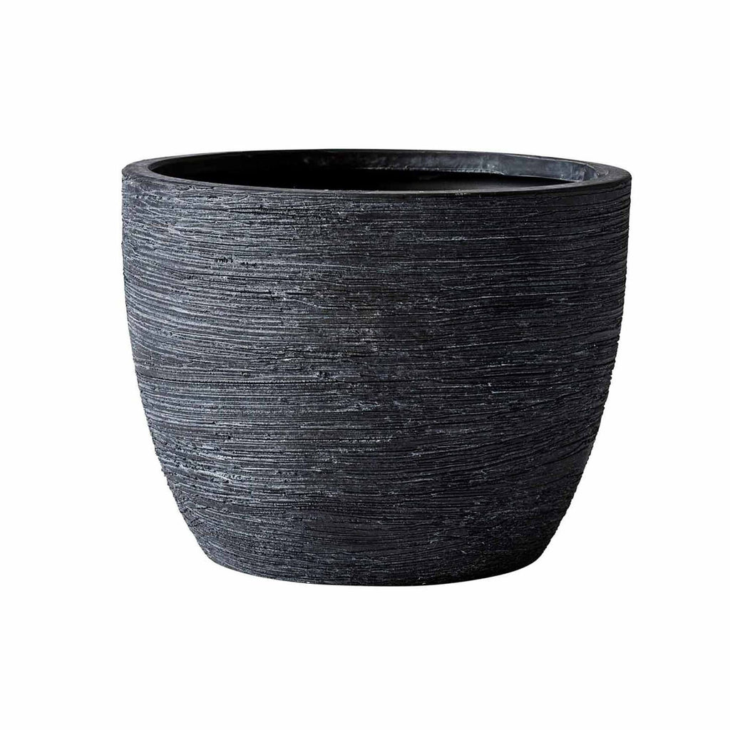 (4 pack)4.5" Textured Matte Ceramic Pot, Black, 1 - Piece - Cool Brand Designs