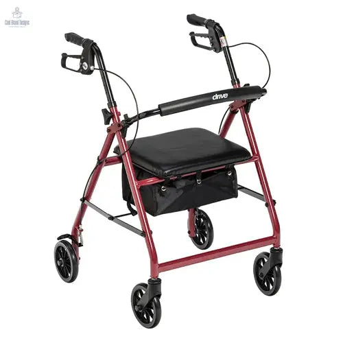 4-Wheel with Pouch & Padded Seat Red Cool Brand Designs