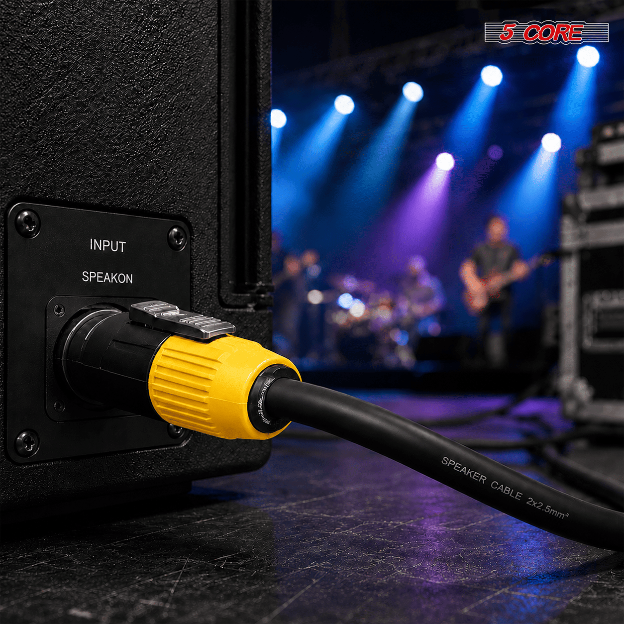 5 Core Speakon Adapter High Quality Audio Jack Male Audio Pin Speaker Adapter Connector - Cool Brand Designs