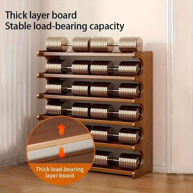 5/6-layer practical storage rack, shoe rack, space-saving design, multi-layer independent storage rack, wood grain finish, easy to assemble, self-supporting cubic shoe storage rack, storage rack, sui - Cool Brand Designs