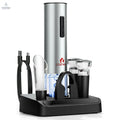 6-in-1 Electric Wine Bottle Opener Set with Foil Cutter - Cool Brand Designs
