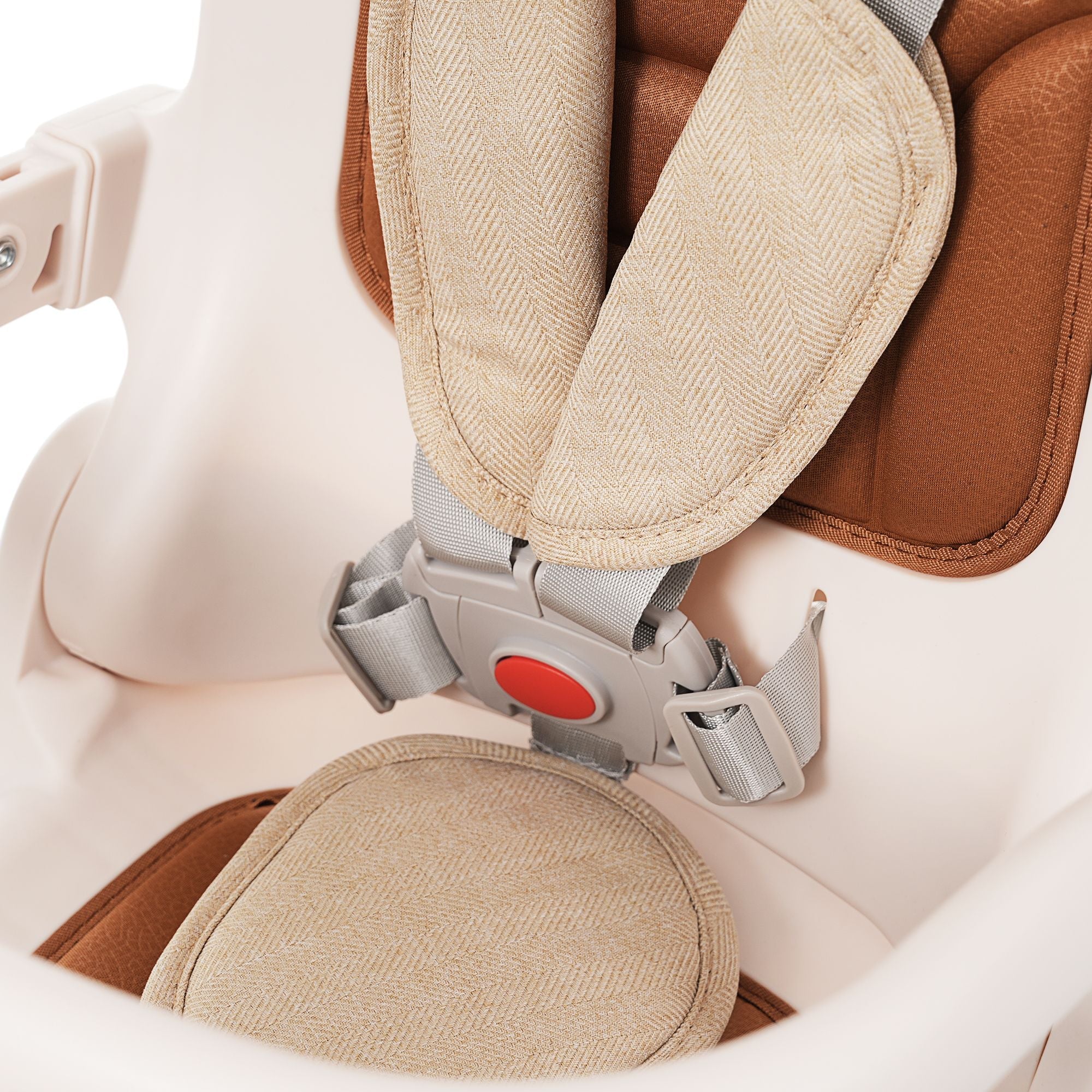 7 in 1 Baby Tricycle, Foldable Toddler Tricycle with Removable and Adjustable Parent Handle, Toddler Push Bike with Removable Pedal, Canopy, and Guardrail, Tricycle for 12-72 Months, light brown - Cool Brand Designs