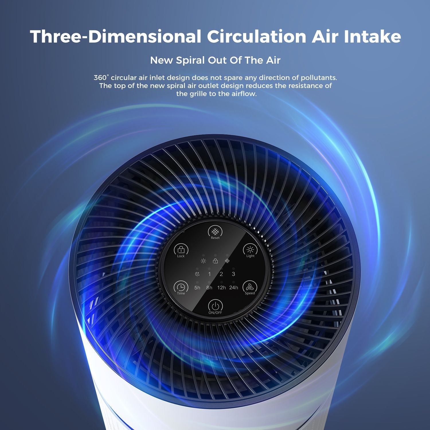 Air Purifiers for Home Large Room Coverage Up to 1095 Sq.Ft Air Cleaner Impressive Filtration Remove Dust, Pet Dander for Office, Bedroom, White - Cool Brand Designs