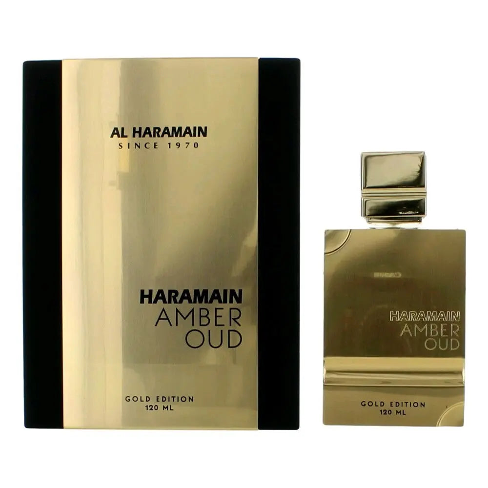 Amber Oud Gold Edition by Al Haramain, 4 oz Eau De Parfum Spray Unisex Al Haramain