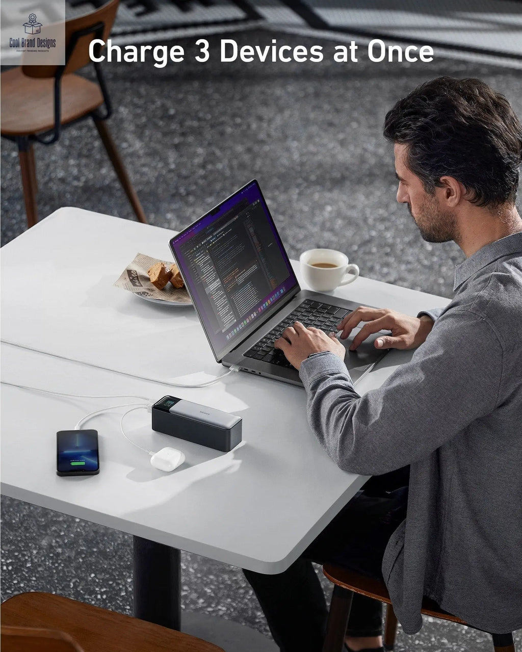 Anker 737 Power Bank (PowerCore 24K) - Cool Brand Designs