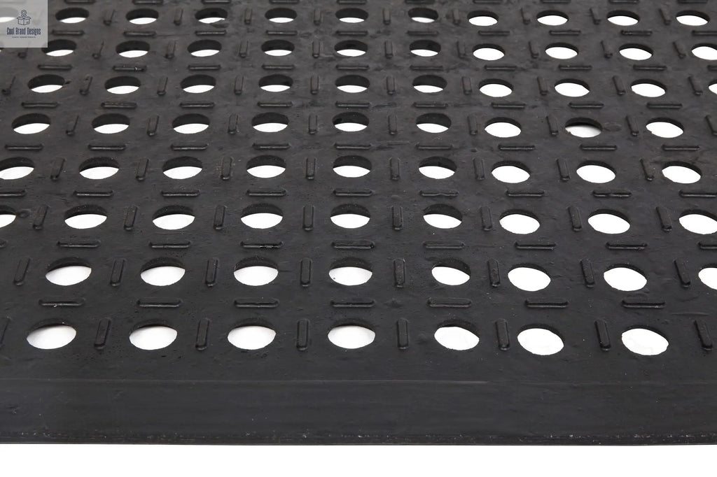 Bar Kitchen Industrial Multi-functional Anti-fatigue Drainage Rubber Non-slip Hexagonal Mat 150*90cm - Cool Brand Designs