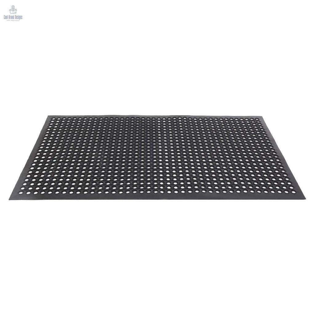 Bar Kitchen Industrial Multi-functional Anti-fatigue Drainage Rubber Non-slip Hexagonal Mat 150*90cm - Cool Brand Designs