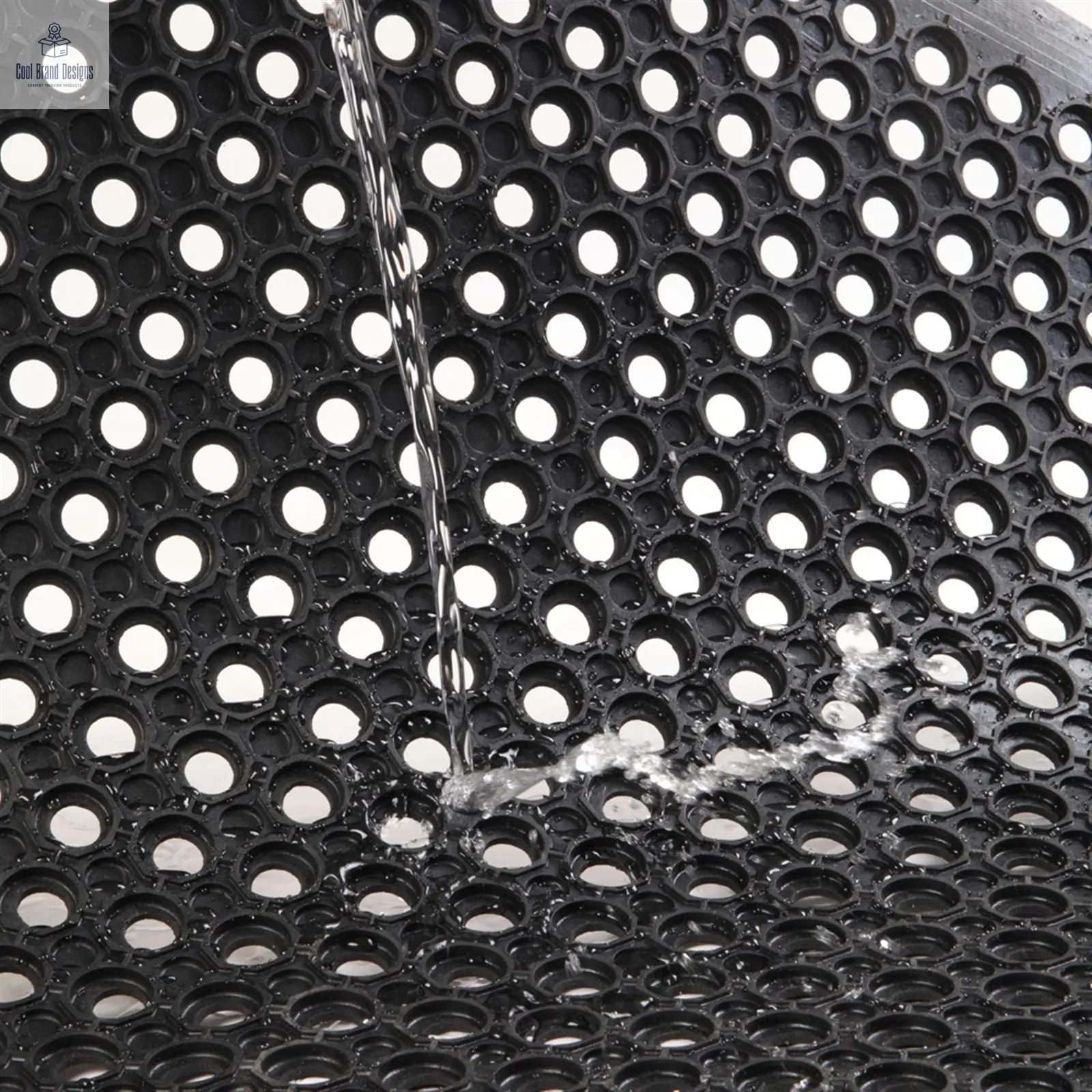 Bar Kitchen Industrial Multi-functional Anti-fatigue Drainage Rubber Non-slip Hexagonal Mat 150*90cm - Cool Brand Designs